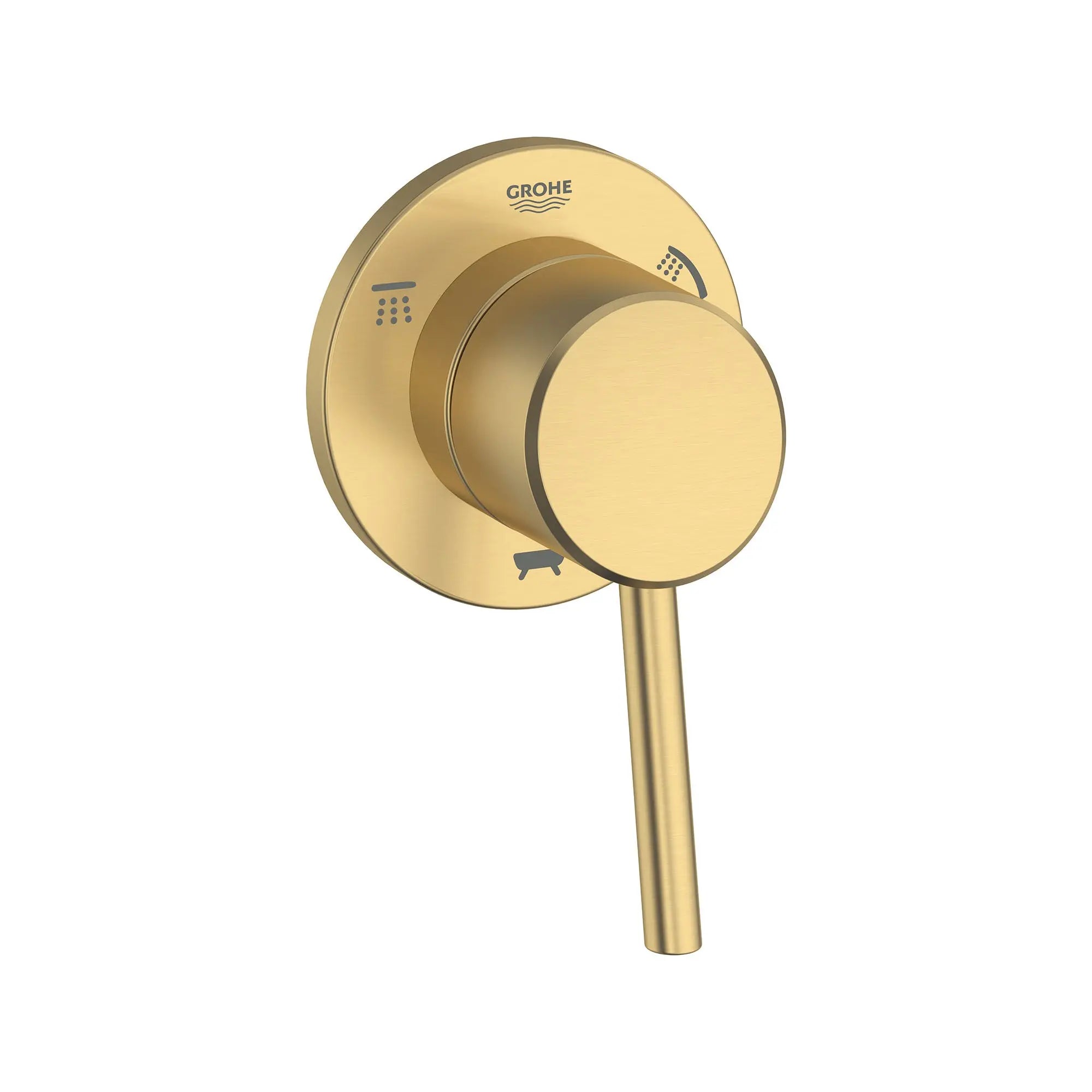 Grohe CONCETTO 3-WAY DIVERTER TRIM  Brushed Cool Sunrise 29106GN1 - Plumbing Market