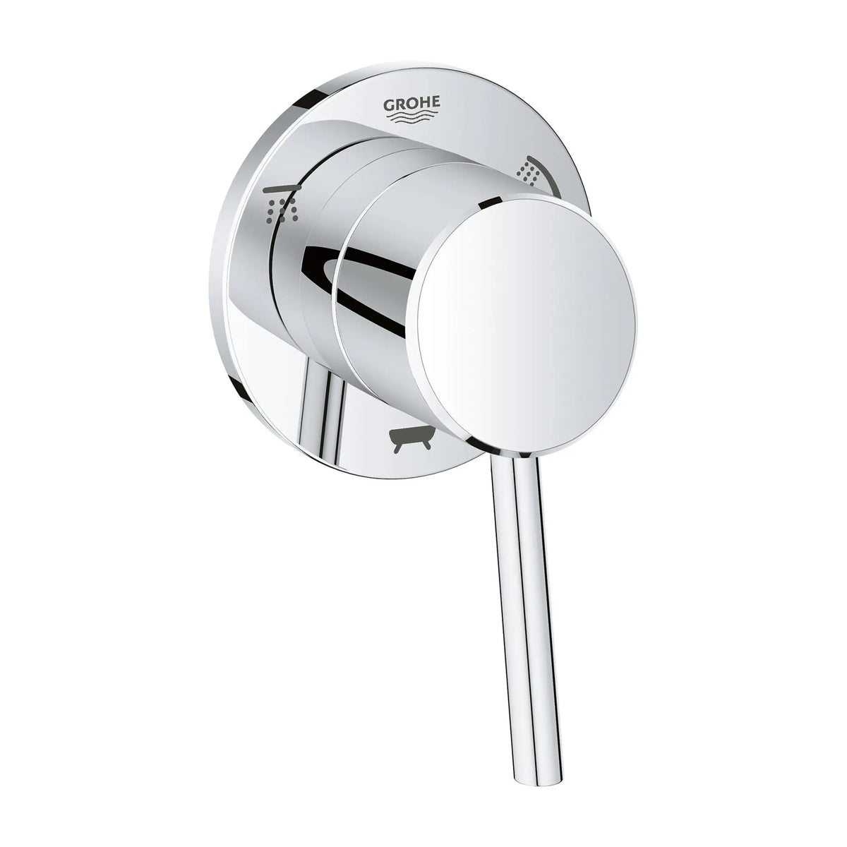 Grohe CONCETTO 3-WAY DIVERTER US Chrome 29106001 – Plumbing Market