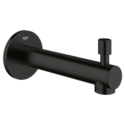 Grohe CONCETTO BATH SPOUT W. DIVERTER Matte Black 132752431 - Plumbing Market