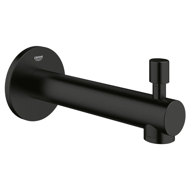 Grohe CONCETTO BATH SPOUT W. DIVERTER Matte Black 132752431 - Plumbing Market