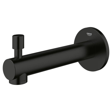 Grohe CONCETTO BATH SPOUT W. DIVERTER Matte Black 132752431 - Plumbing Market