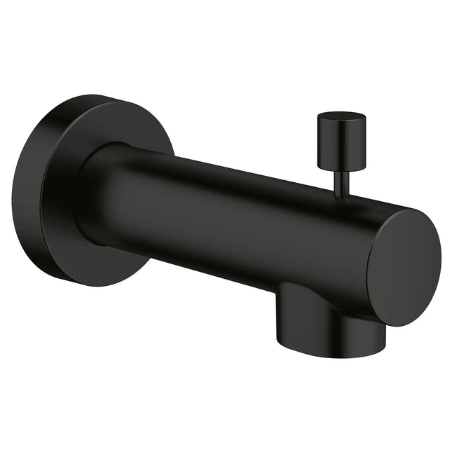 Grohe CONCETTO BATH SPOUT &DIVERTER EXP US Matte Black 133662431 - Plumbing Market