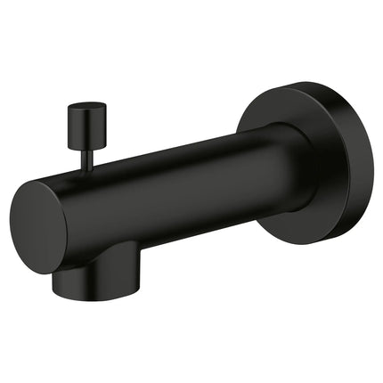Grohe CONCETTO BATH SPOUT &DIVERTER EXP US Matte Black 133662431 - Plumbing Market