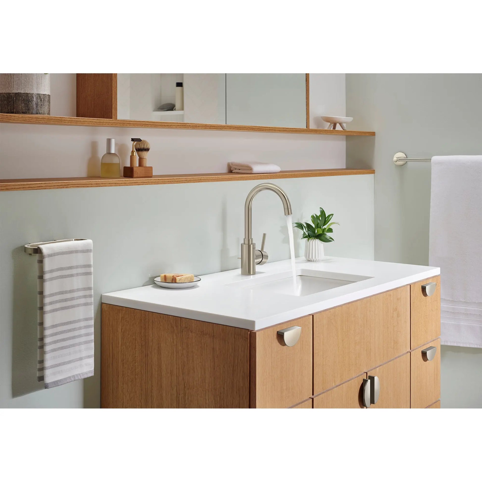 Grohe CONCETTO OHM BASIN L-SIZE US  Brushed Nickel 32138EN2 - Plumbing Market