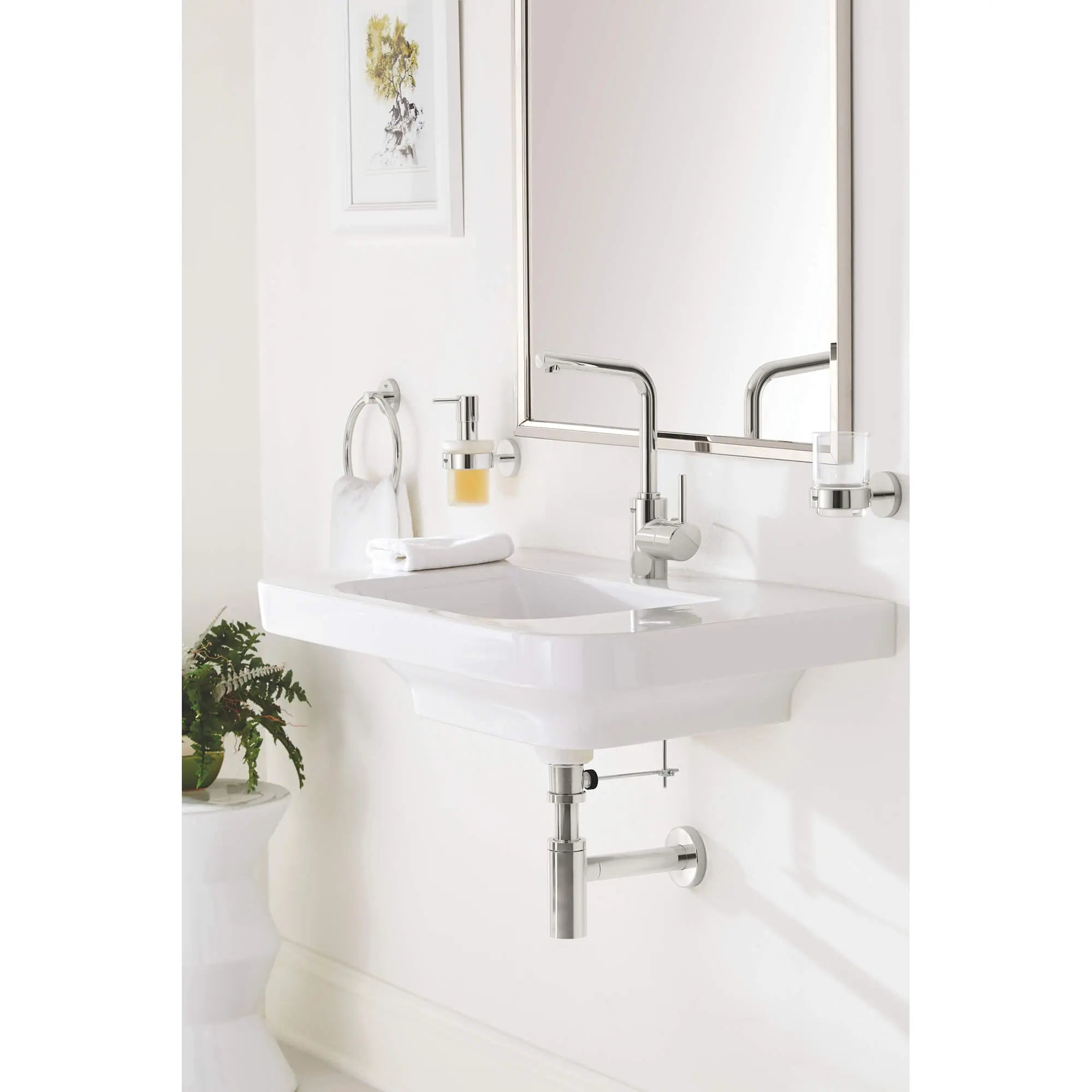 Grohe CONCETTO OHM BASIN L-SIZE US  Chrome 23737002 - Plumbing Market