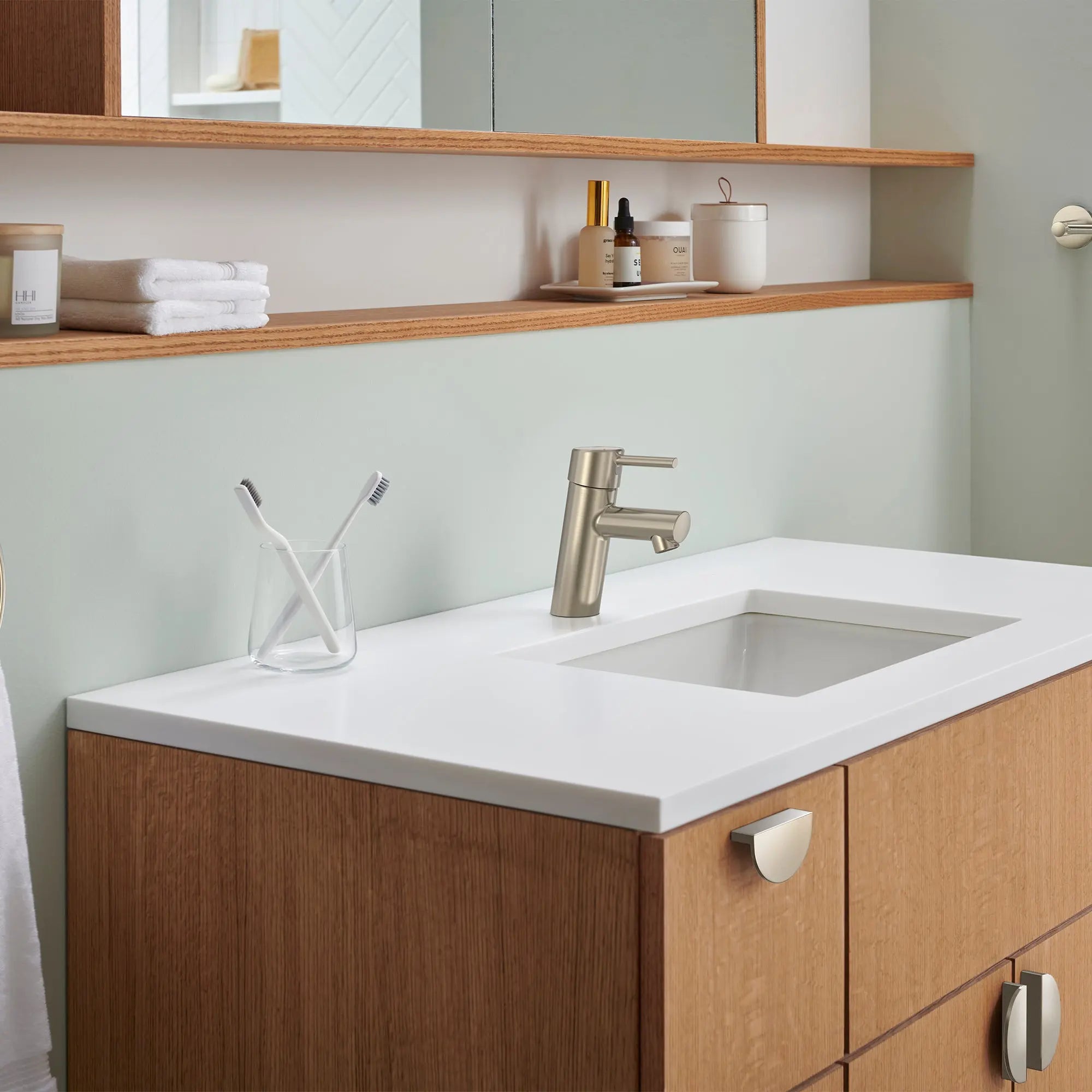 Grohe CONCETTO OHM BASIN SMOOTH BODY S-SIZE US  Brushed Nickel 34271ENA - Plumbing Market