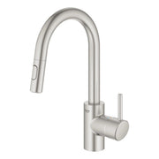 Grohe CONCETTO OHM PREP SINK H.SP.EX.SPRAY US  Supersteel 31479DC1 - Plumbing Market