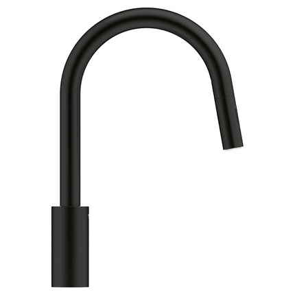 Grohe CONCETTO OHM SINK PULL-OUT SPRAY, US Matte Black 326652433 - Plumbing Market