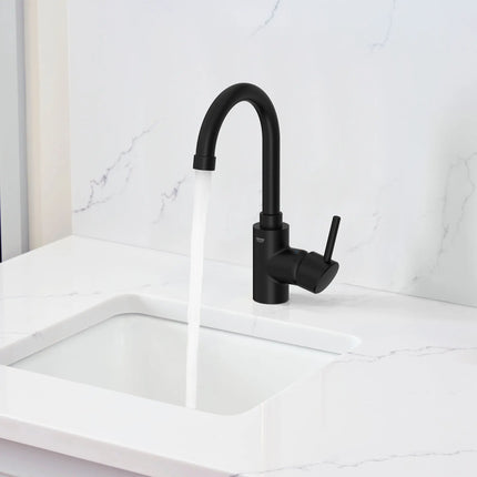 Grohe CONCETTO SNGL HDL FAUC PREP SINK HIGH Matte Black 315182430 - Plumbing Market