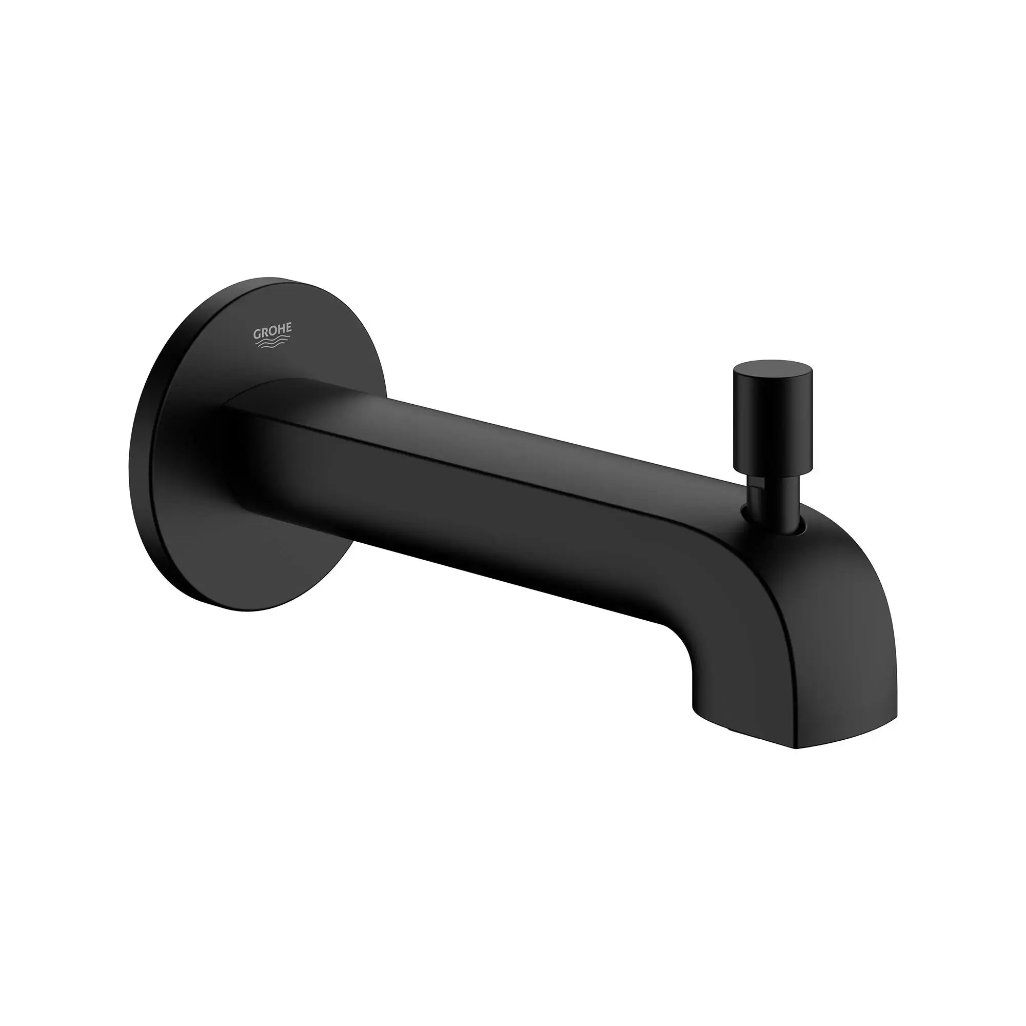 Grohe DEFINED TUB SPOUT W/DIVERTER WALL MOUNT Matte Black 133992430 - Plumbing Market