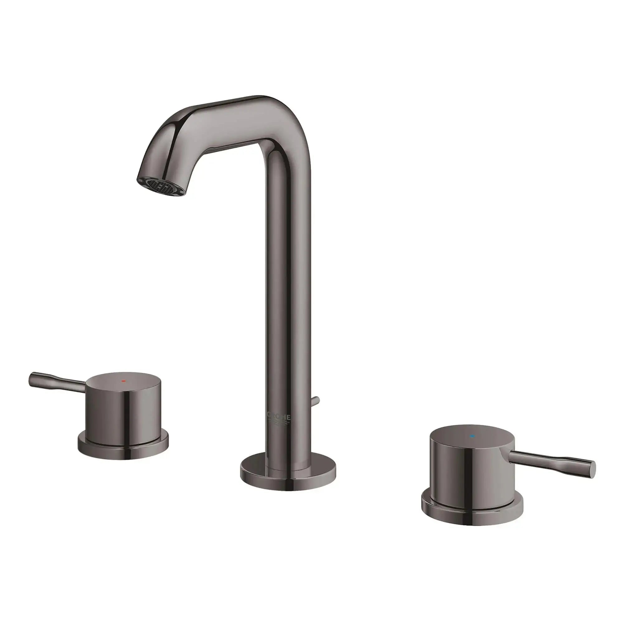 Grohe ESSENCE NEW 2HDL BASIN 3-H U-SPOUT US  Hard Graphite 20297A0A - Plumbing Market