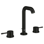 Grohe ESSENCE NEW 2HDL BASIN 3-H U-SPOUT US Matte Black 202972431 - Plumbing Market