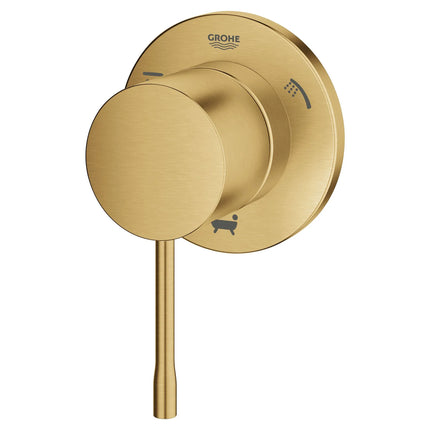 Grohe ESSENCE NEW 3-WAY DIVERTER TRIM  Brushed Cool Sunrise 29203GN1 - Plumbing Market