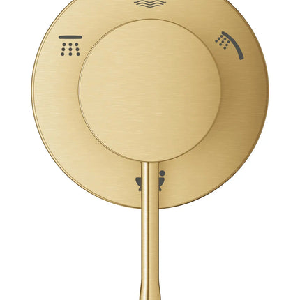 Grohe ESSENCE NEW 3-WAY DIVERTER TRIM  Brushed Cool Sunrise 29203GN1 - Plumbing Market