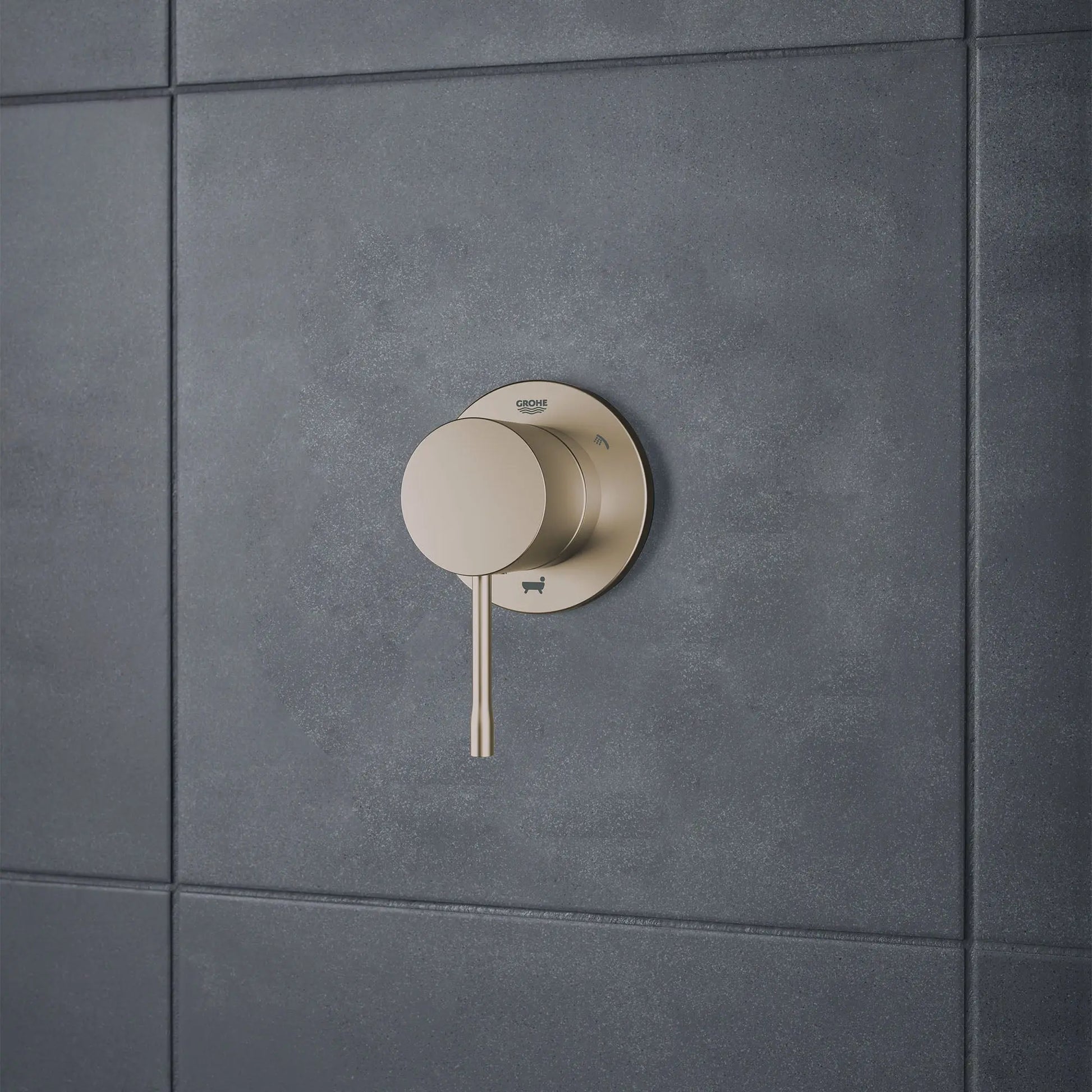 Grohe ESSENCE NEW 3-WAY DIVERTER TRIM  Brushed Nickel 29203EN1 - Plumbing Market