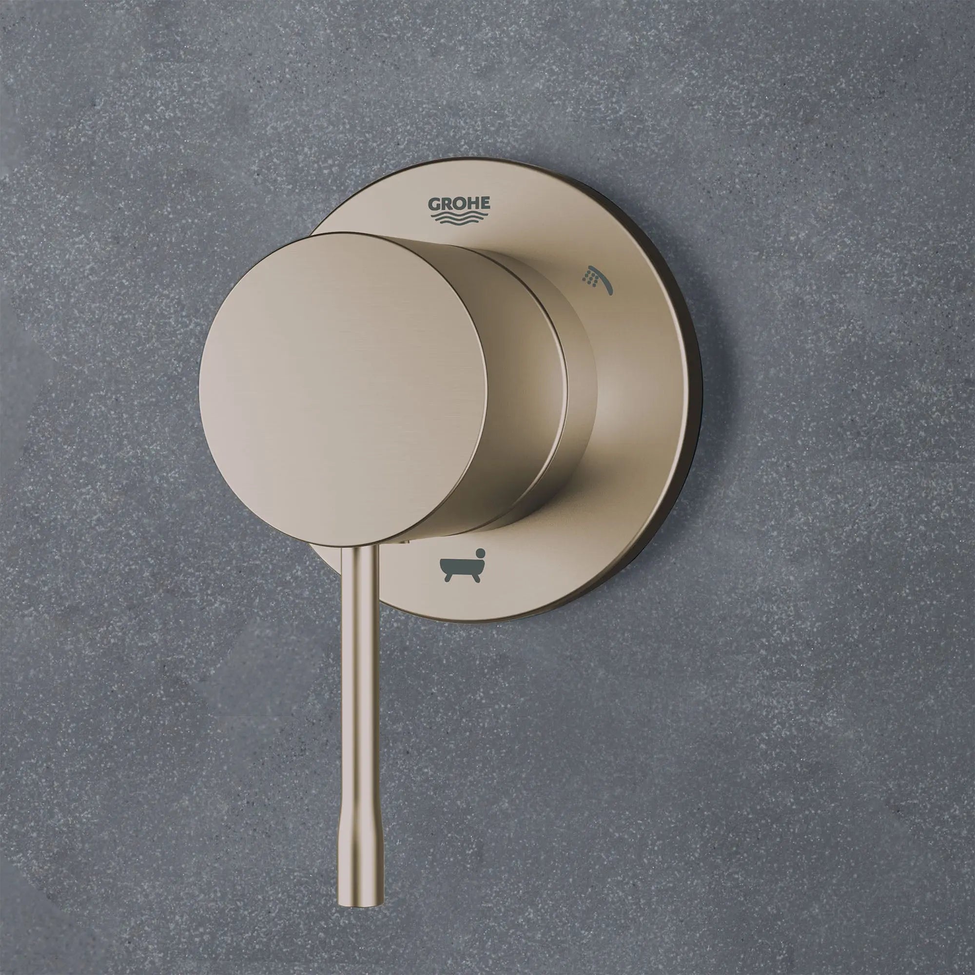 Grohe ESSENCE NEW 3-WAY DIVERTER TRIM  Brushed Nickel 29203EN1 - Plumbing Market