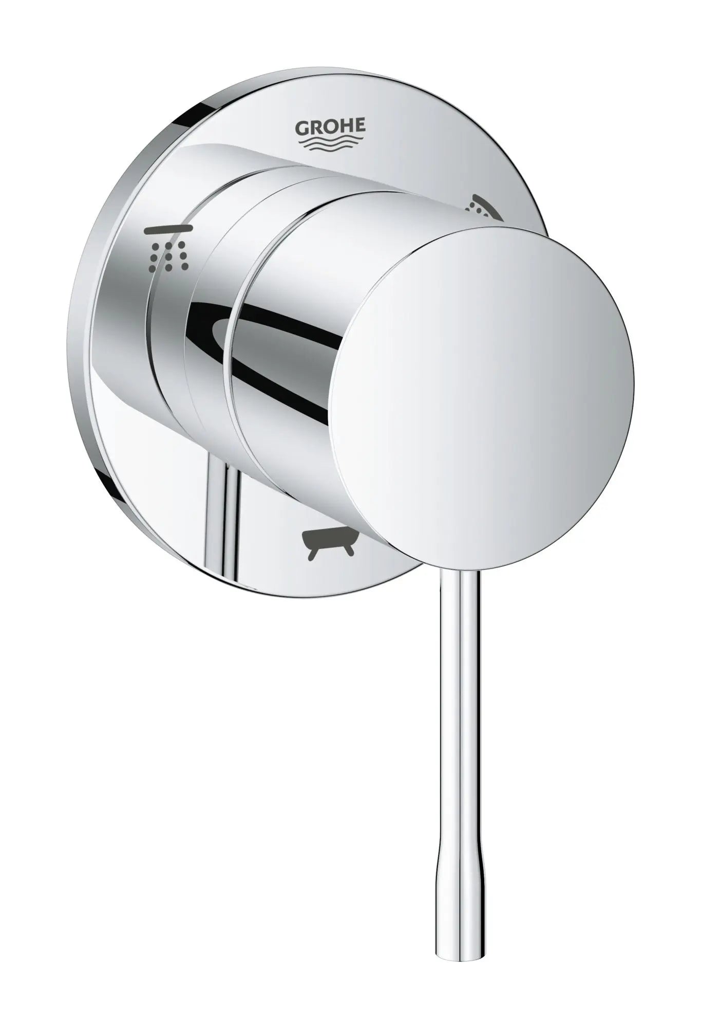 Grohe ESSENCE NEW 3-WAY DIVERTER TRIM  Chrome 29203001 - Plumbing Market