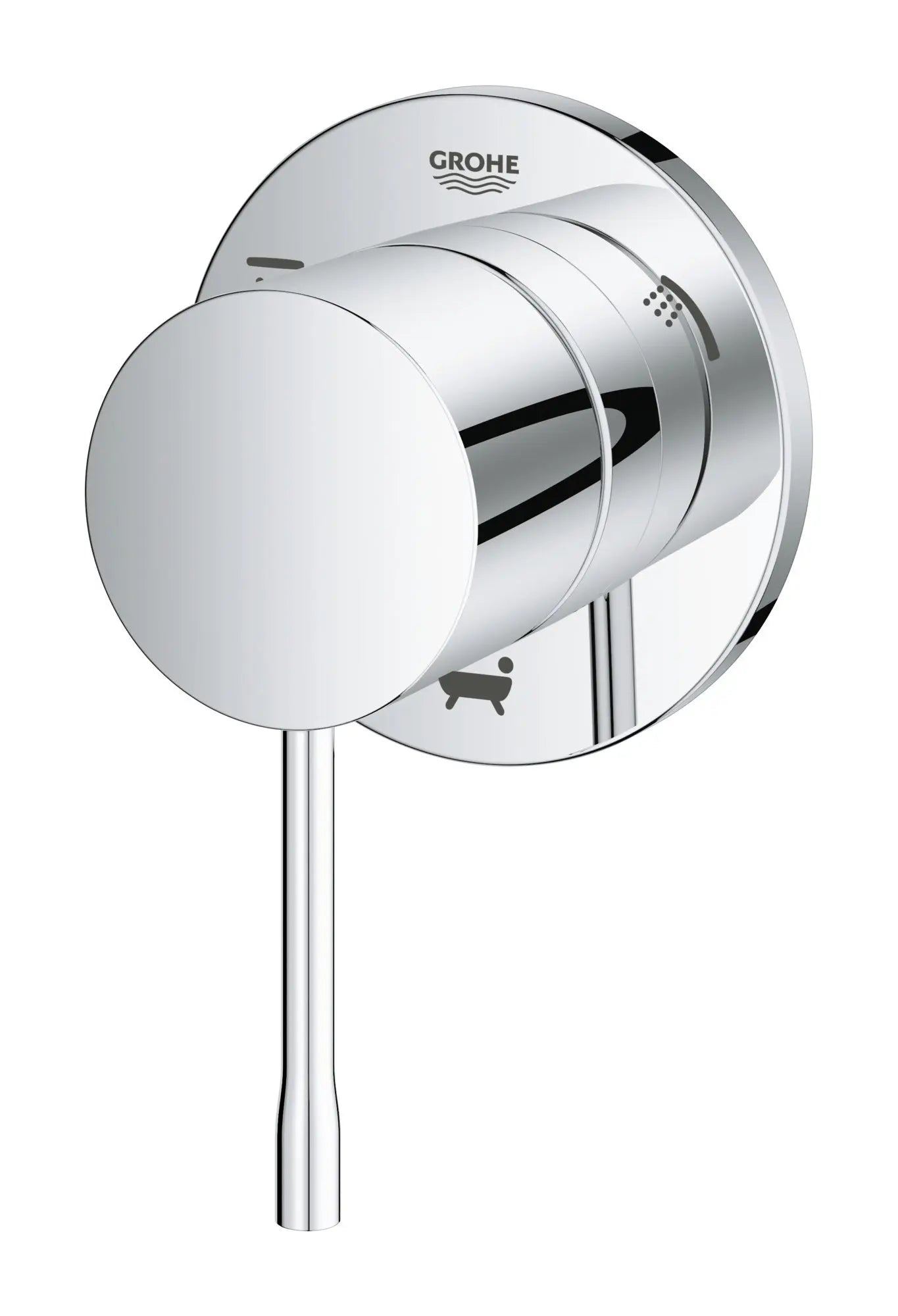 Grohe ESSENCE NEW 3-WAY DIVERTER TRIM  Chrome 29203001 - Plumbing Market