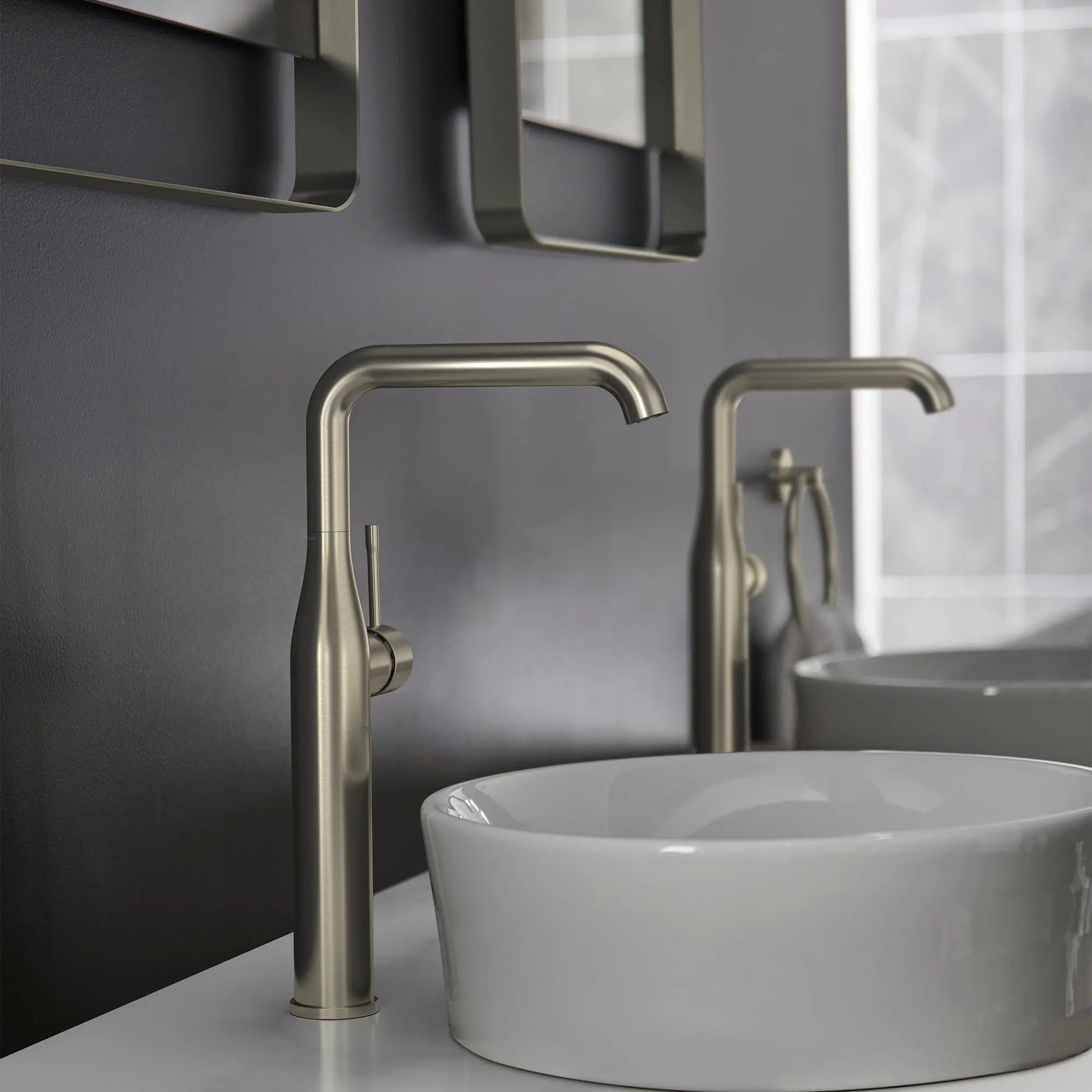Grohe ESSENCE NEW OHM BASIN U-SP SMOOTH B. US  Brushed Nickel 23538ENA - Plumbing Market