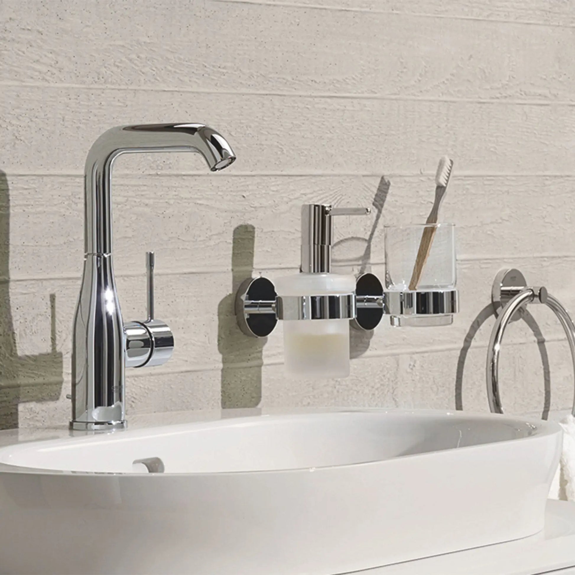Grohe ESSENCE NEW OHM BASIN U-SPOUT US  Chrome 2348600A - Plumbing Market