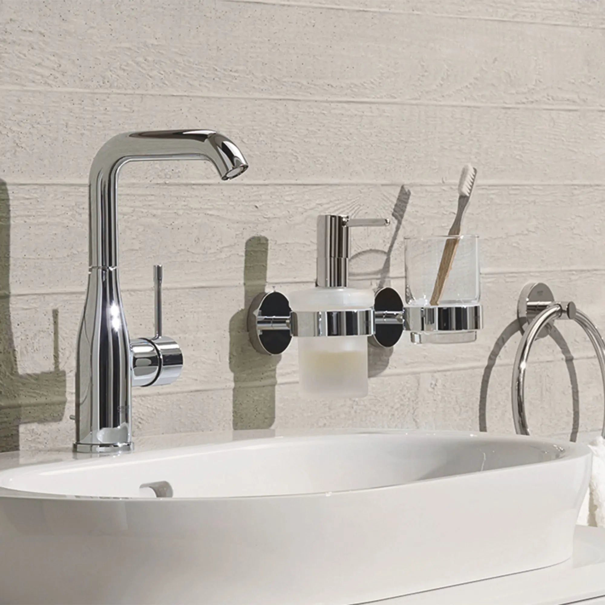 Grohe ESSENCE NEW OHM BASIN U-SPOUT US  Chrome 2348600A - Plumbing Market