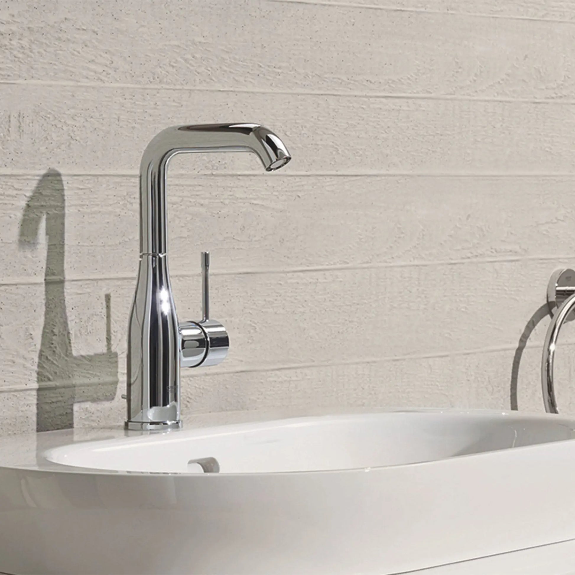 Grohe ESSENCE NEW OHM BASIN U-SPOUT US  Chrome 2348600A - Plumbing Market