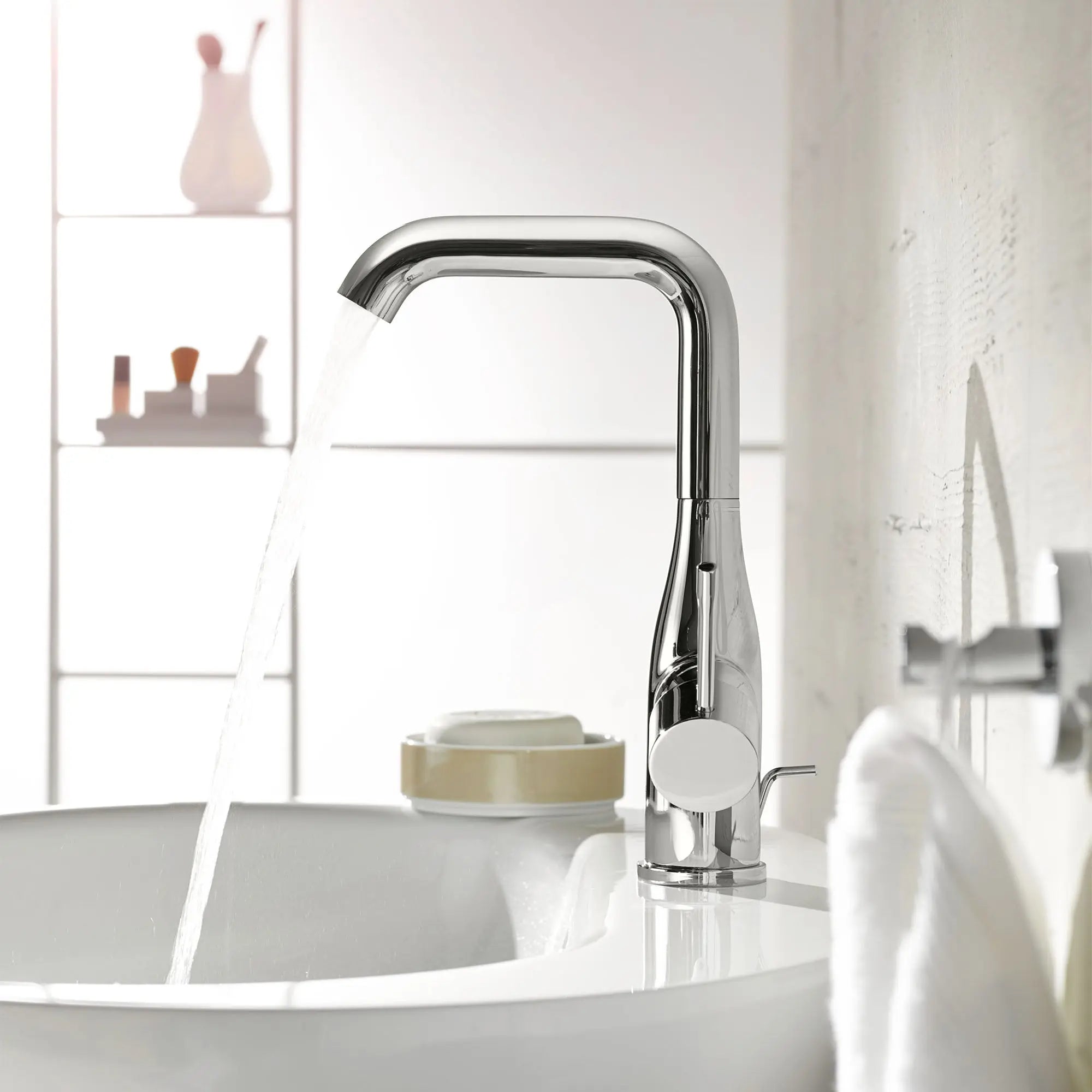 Grohe ESSENCE NEW OHM BASIN U-SPOUT US  Chrome 2348600A - Plumbing Market