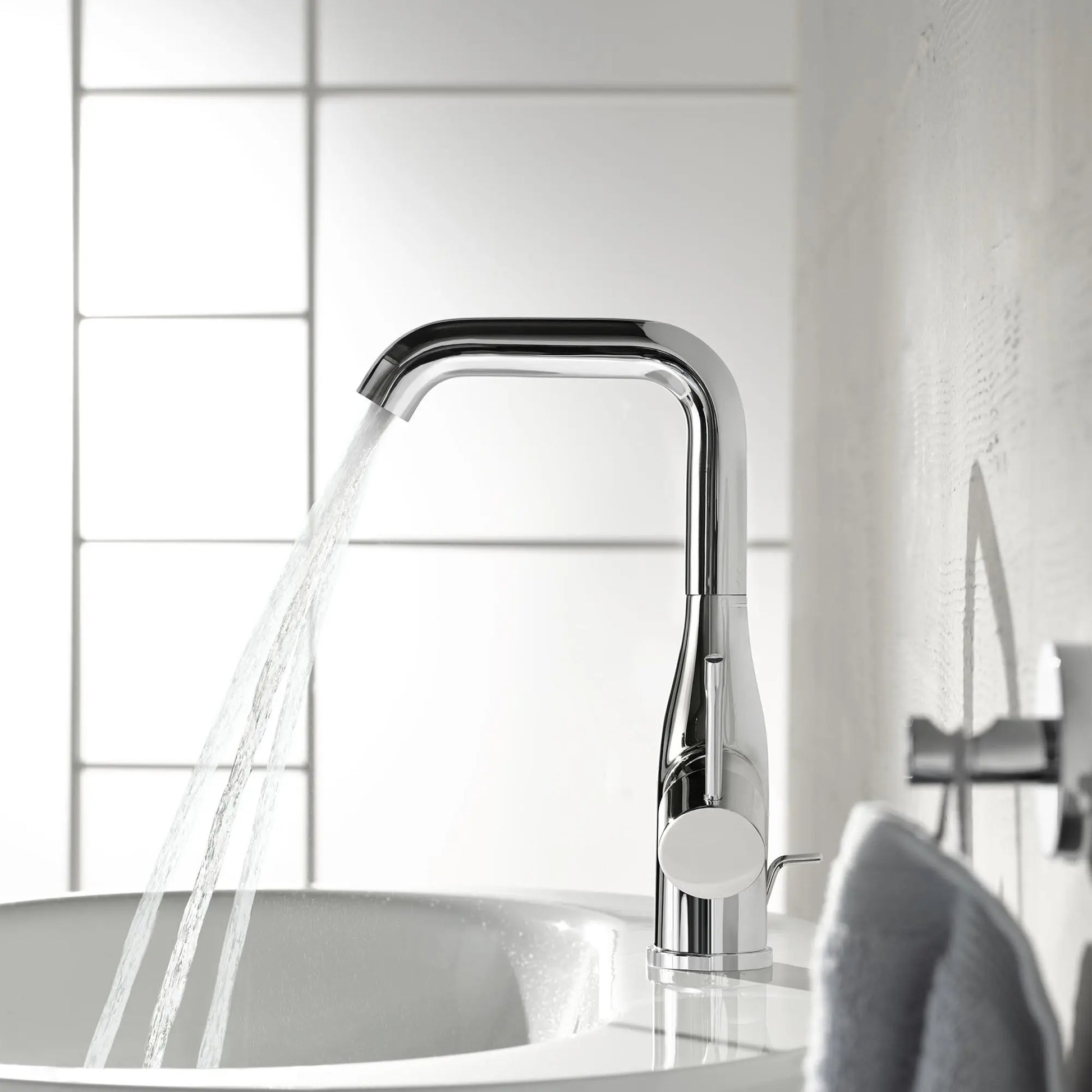 Grohe ESSENCE NEW OHM BASIN U-SPOUT US  Chrome 2348600A - Plumbing Market