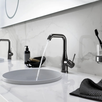 Grohe ESSENCE NEW OHM BASIN U-SPOUT US  Hard Graphite 23486A0A - Plumbing Market