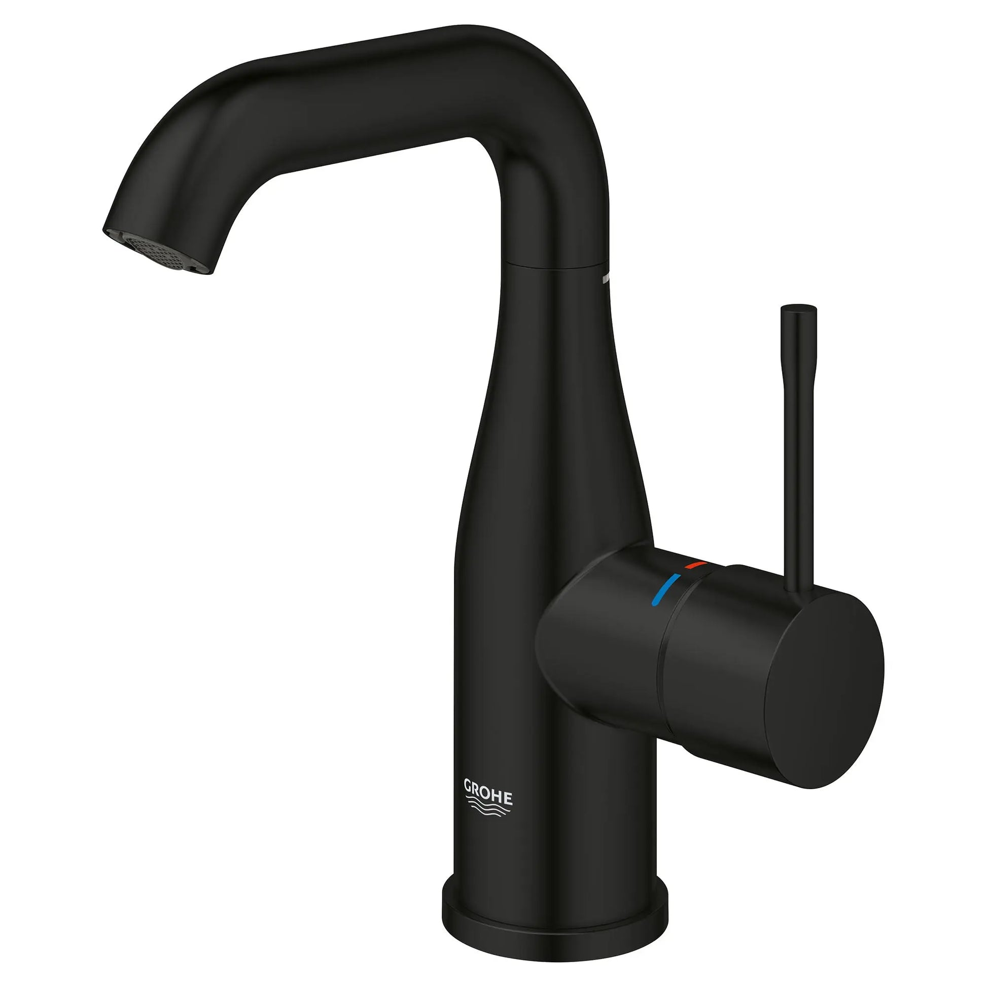 Grohe ESSENCE NEW OHM BASIN U-SPOUT US Matte Black 234852431 - Plumbing Market