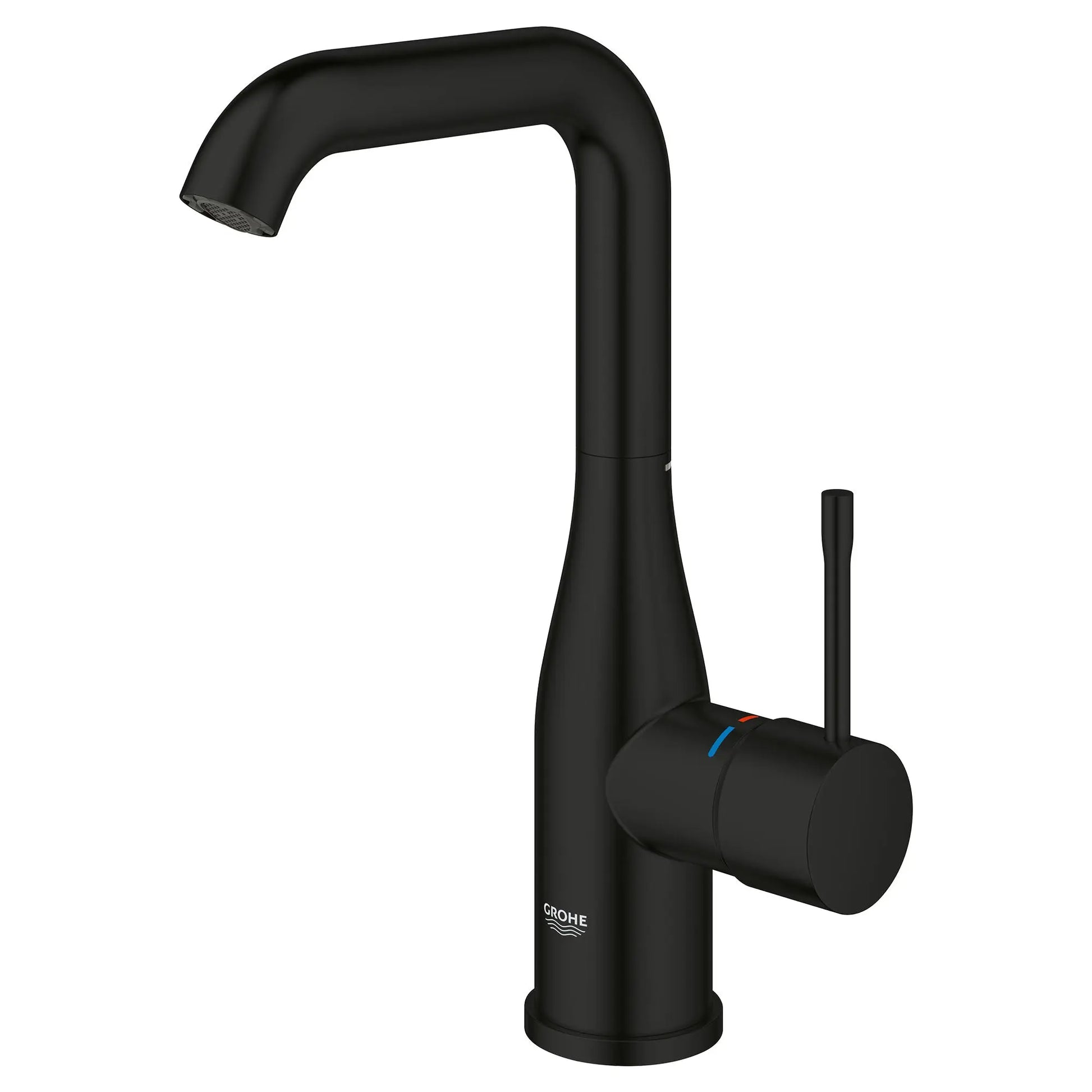 Grohe ESSENCE NEW OHM BASIN U-SPOUT US Matte Black 234862431 - Plumbing Market