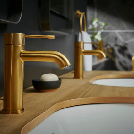 Grohe ESSENCE NEW OHM BASIN US  Brushed Cool Sunrise 23592GNA - Plumbing Market