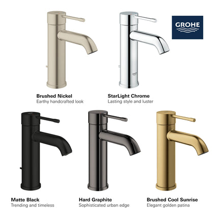 Grohe ESSENCE NEW OHM BASIN US  Brushed Cool Sunrise 23592GNA - Plumbing Market