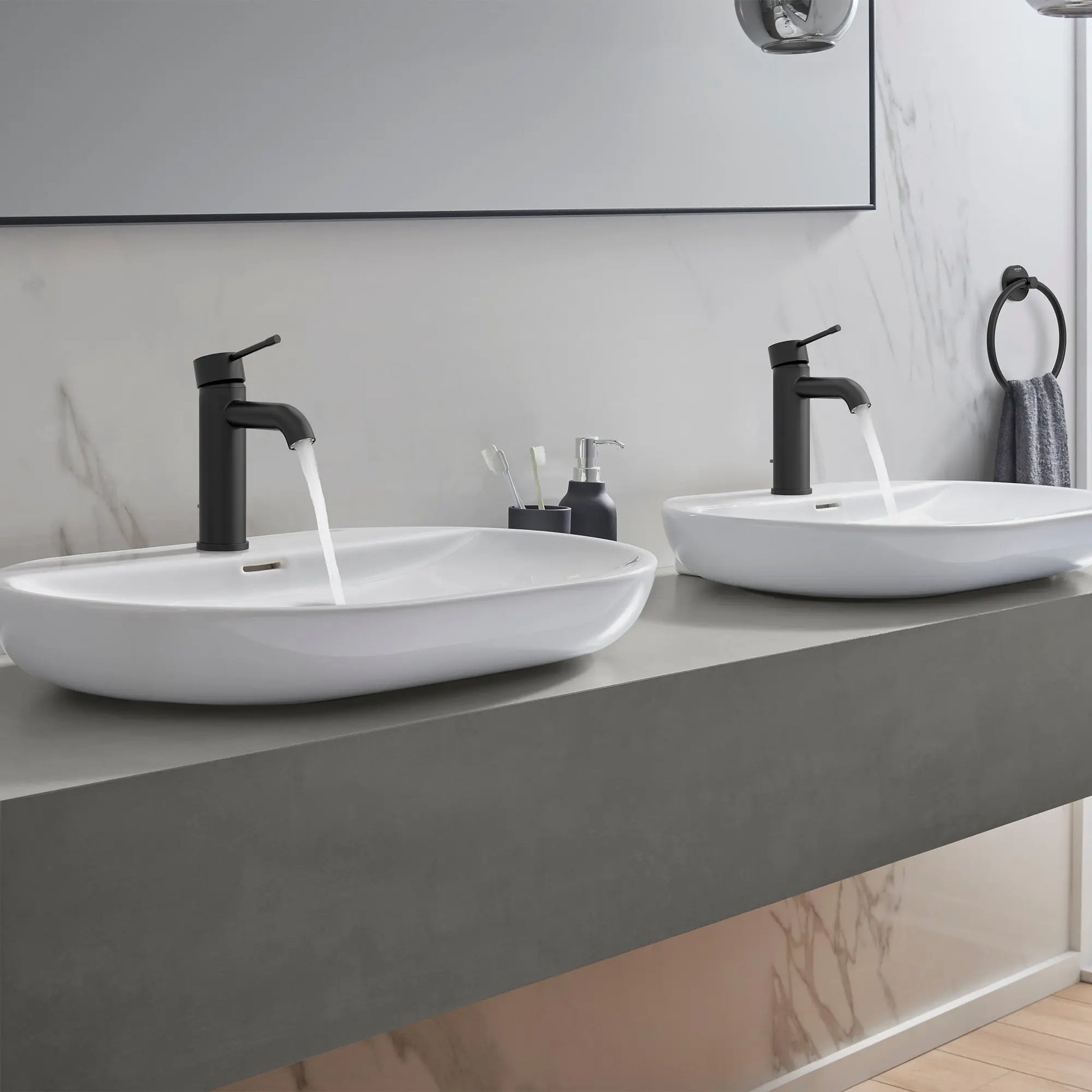 Grohe ESSENCE NEW OHM BASIN US Matte Black 235922431 - Plumbing Market