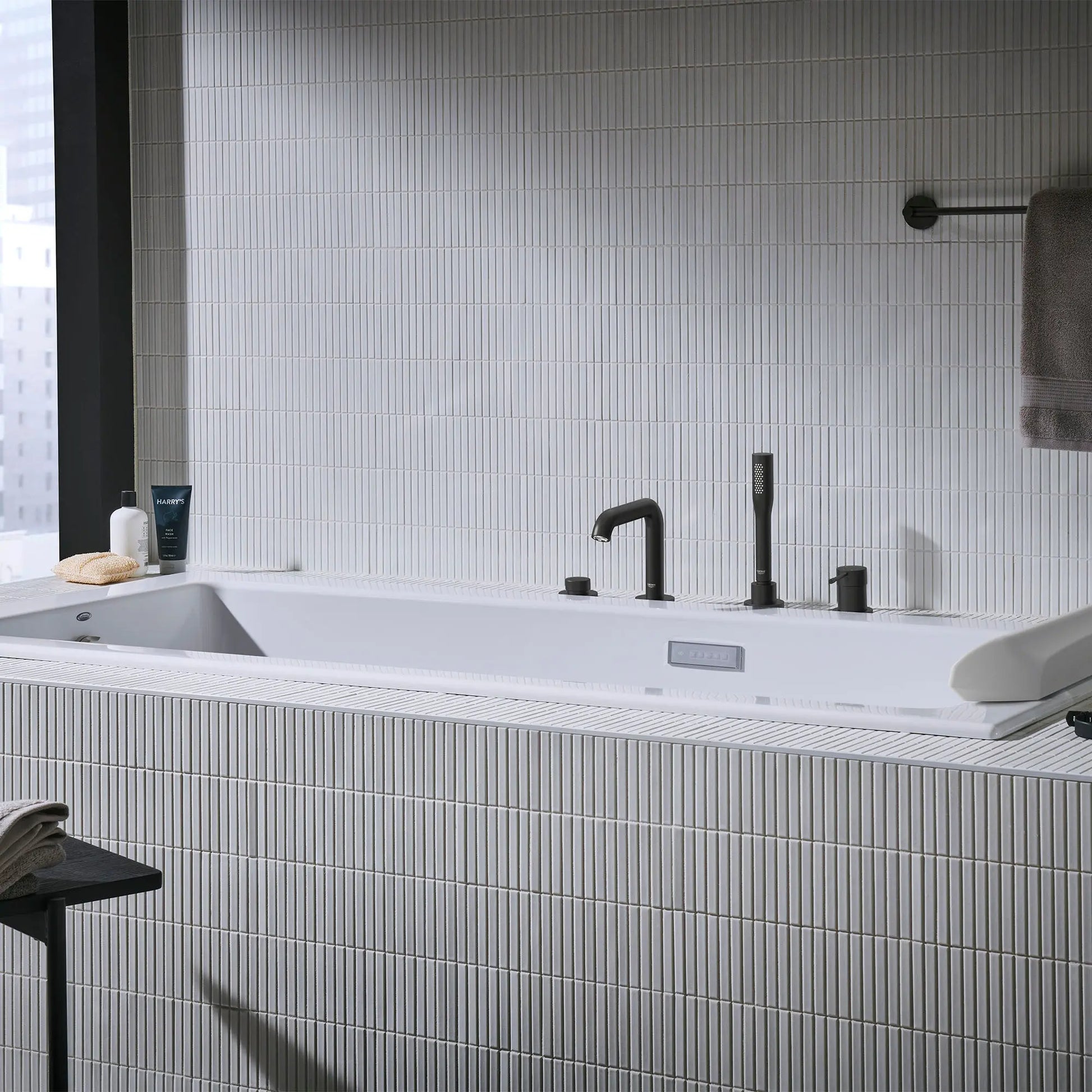 Grohe ESSENCE NEW OHM BATH 4-H Matte Black 195782431 - Plumbing Market