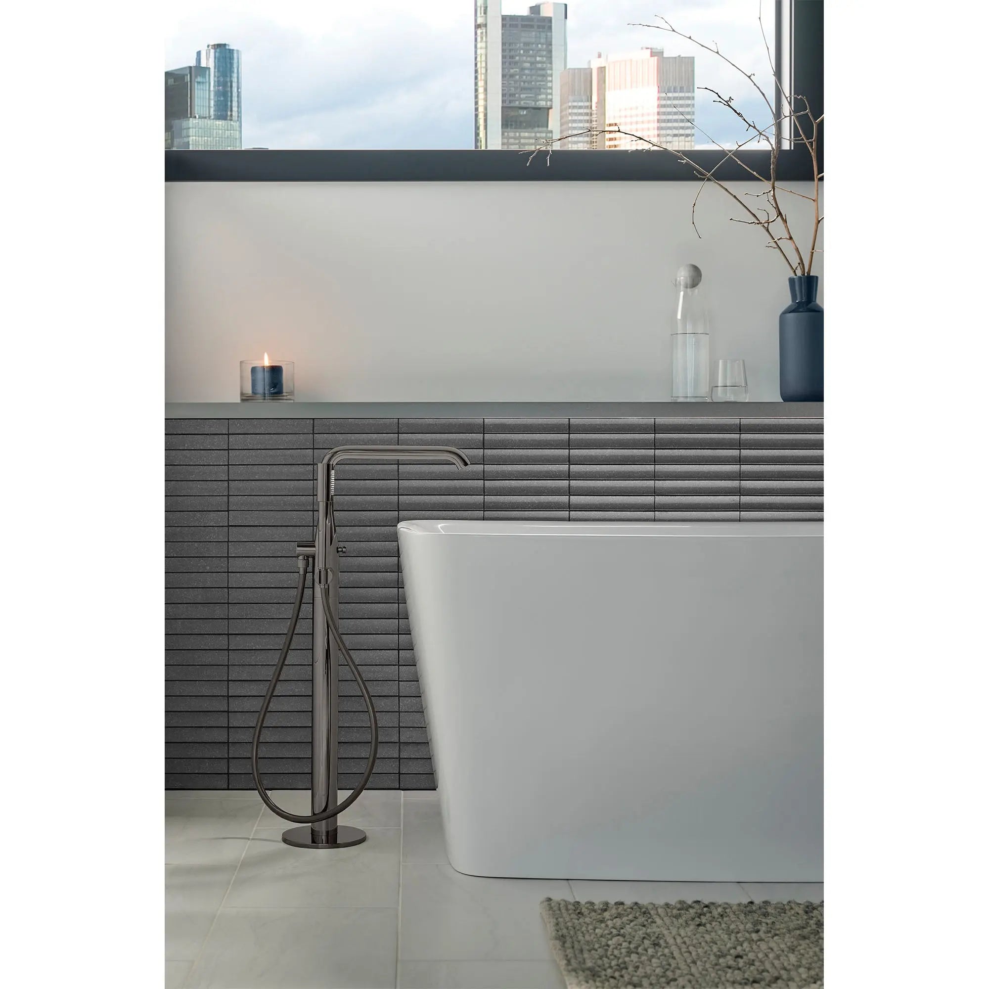 Grohe ESSENCE NEW OHM BATH FREEST. U-SPOUT - C  Hard Graphite 23491A0A - Plumbing Market