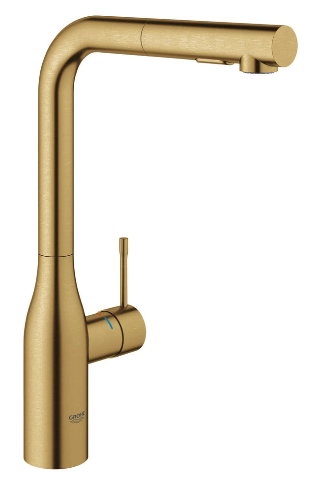 Grohe ESSENCE NEW OHM SINK L-SPOUT SPRAY US  Brushed Cool Sunrise 30271GN0 - Plumbing Market