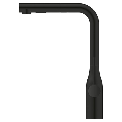 Grohe ESSENCE NEW OHM SINK L-SPOUT SPRAY US Matte Black 302712430 - Plumbing Market