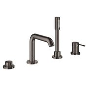 Grohe ESSENCE NEW OHM TRIMSET BATH 4-H U-SPOUT  Hard Graphite 19578A0A - Plumbing Market