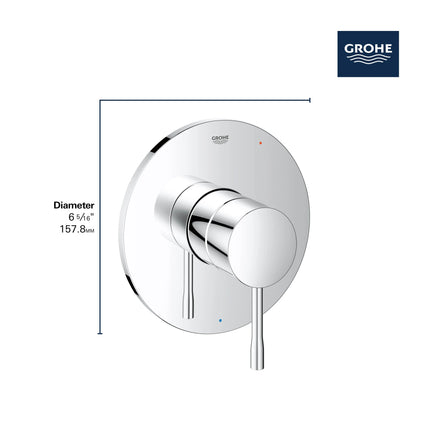 Grohe ESSENCE PBV TRIM WITH CARTRIDGE  Brushed Nickel 14472EN0 - Plumbing Market