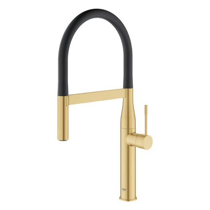 Grohe ESSENCE SEMI-PRO KITCHEN US, BLACK HOSE  Brushed Cool Sunrise 30295GN0 - Plumbing Market