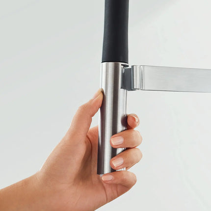 Grohe ESSENCE SEMI-PRO KITCHEN US, BLACK HOSE  Chrome 30295000 - Plumbing Market