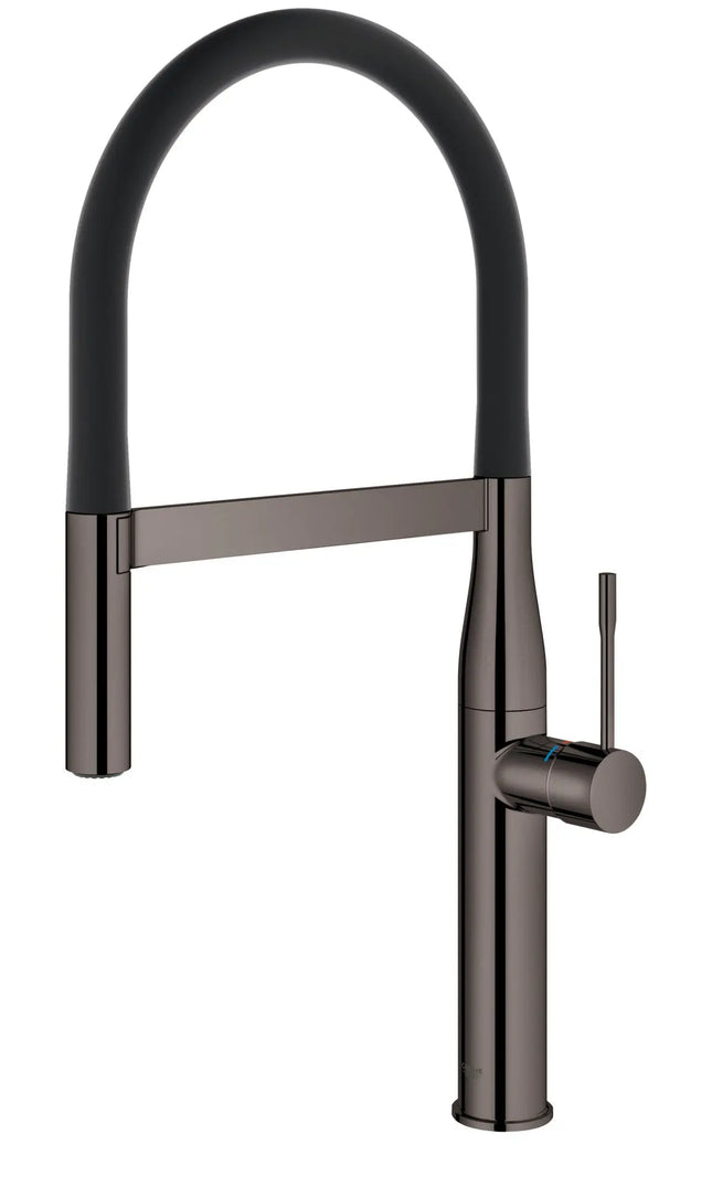 Grohe ESSENCE SEMI-PRO KITCHEN US, BLACK HOSE  Hard Graphite 30295A00 - Plumbing Market