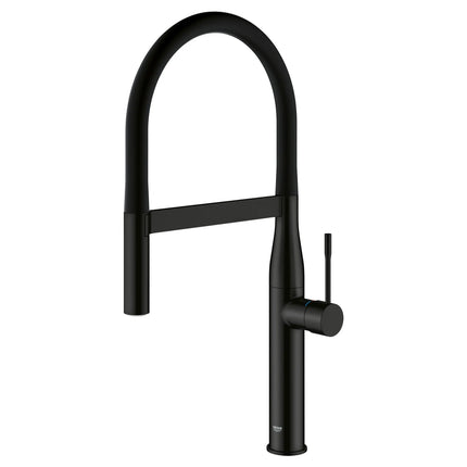 Grohe ESSENCE SEMI-PRO KITCHEN US, BLACK HOSE Matte Black 302952430 - Plumbing Market