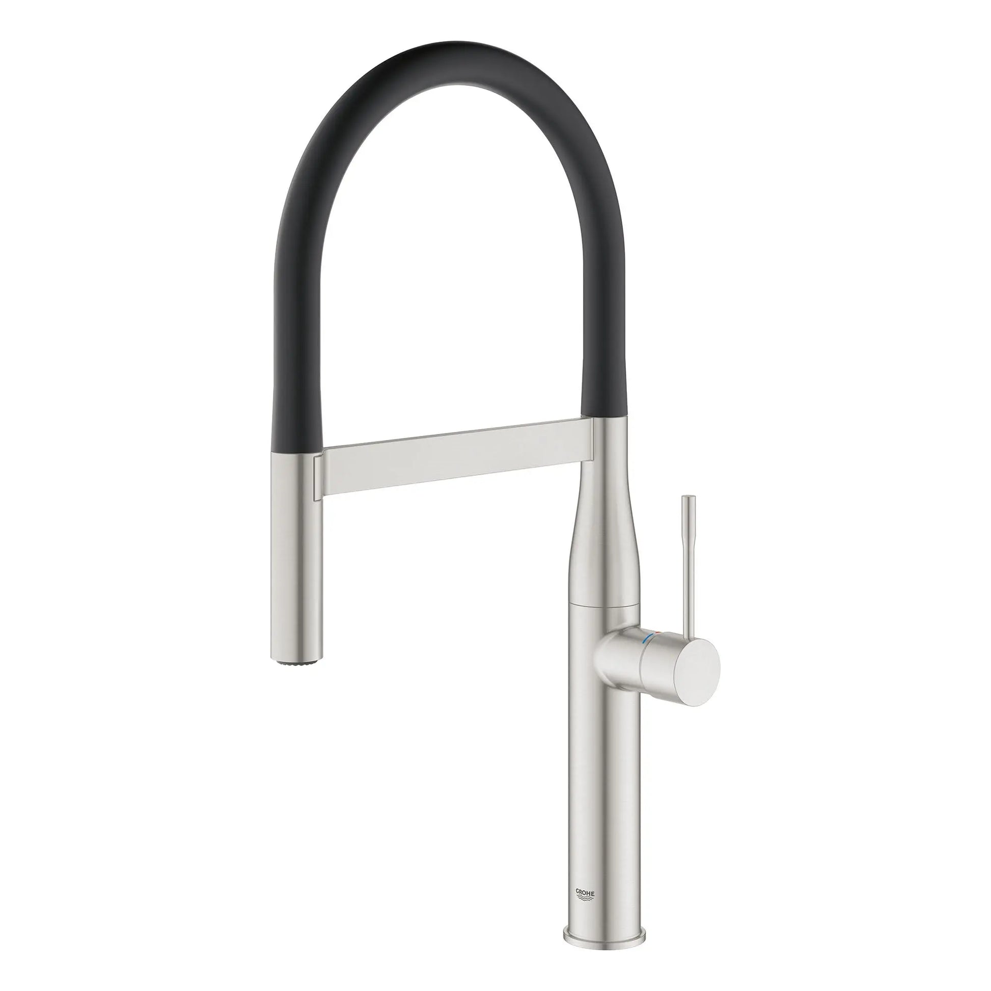 Grohe ESSENCE SEMI-PRO KITCHEN US, BLACK HOSE  Supersteel 30295DC0 - Plumbing Market