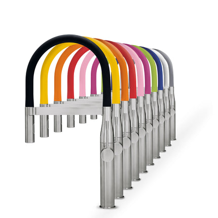 Grohe ESSENCE SEMI-PRO KITCHEN US, BLACK HOSE  Supersteel 30295DC0 - Plumbing Market