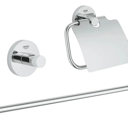 Grohe ESSENTIALS ACCESSORIES SET GUEST 3-IN-1  Chrome 40775001 - Plumbing Market