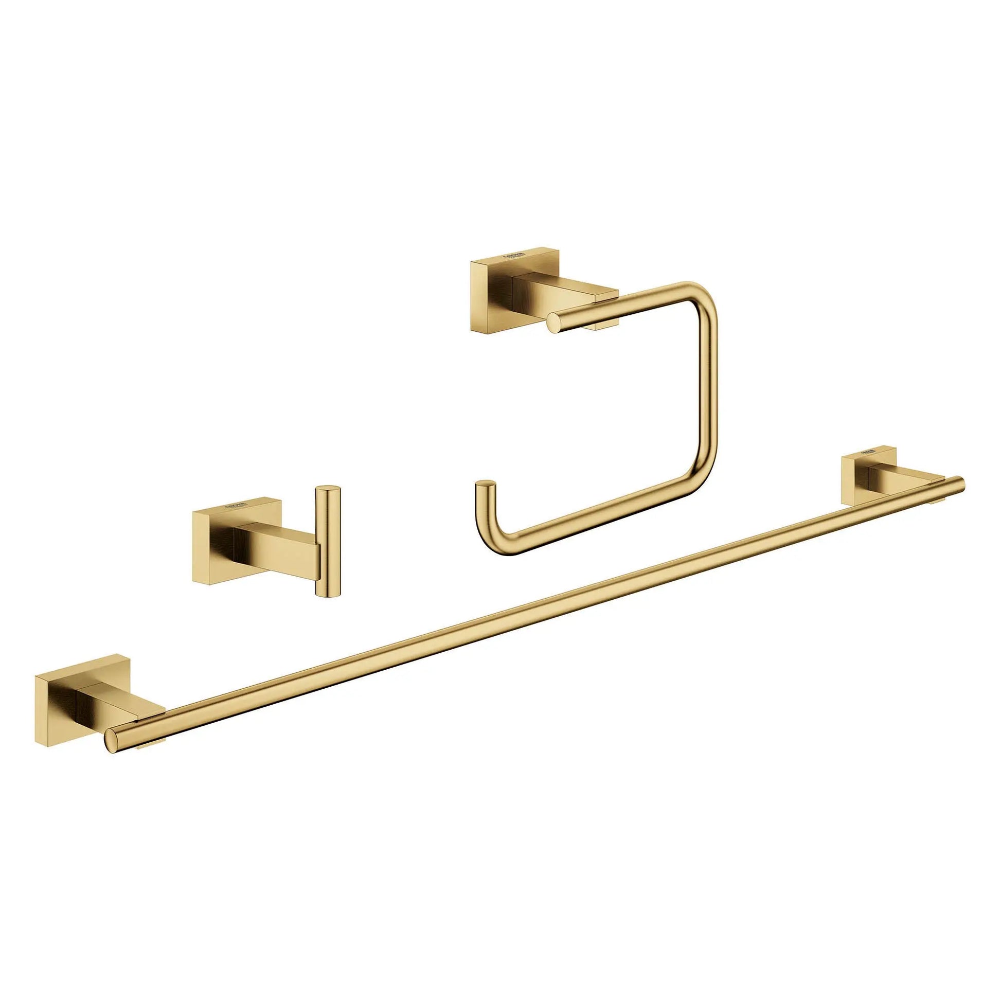 Grohe ESSENTIALS CUBE ACC. SET  Brushed Cool Sunrise 40777GN1 - Plumbing Market