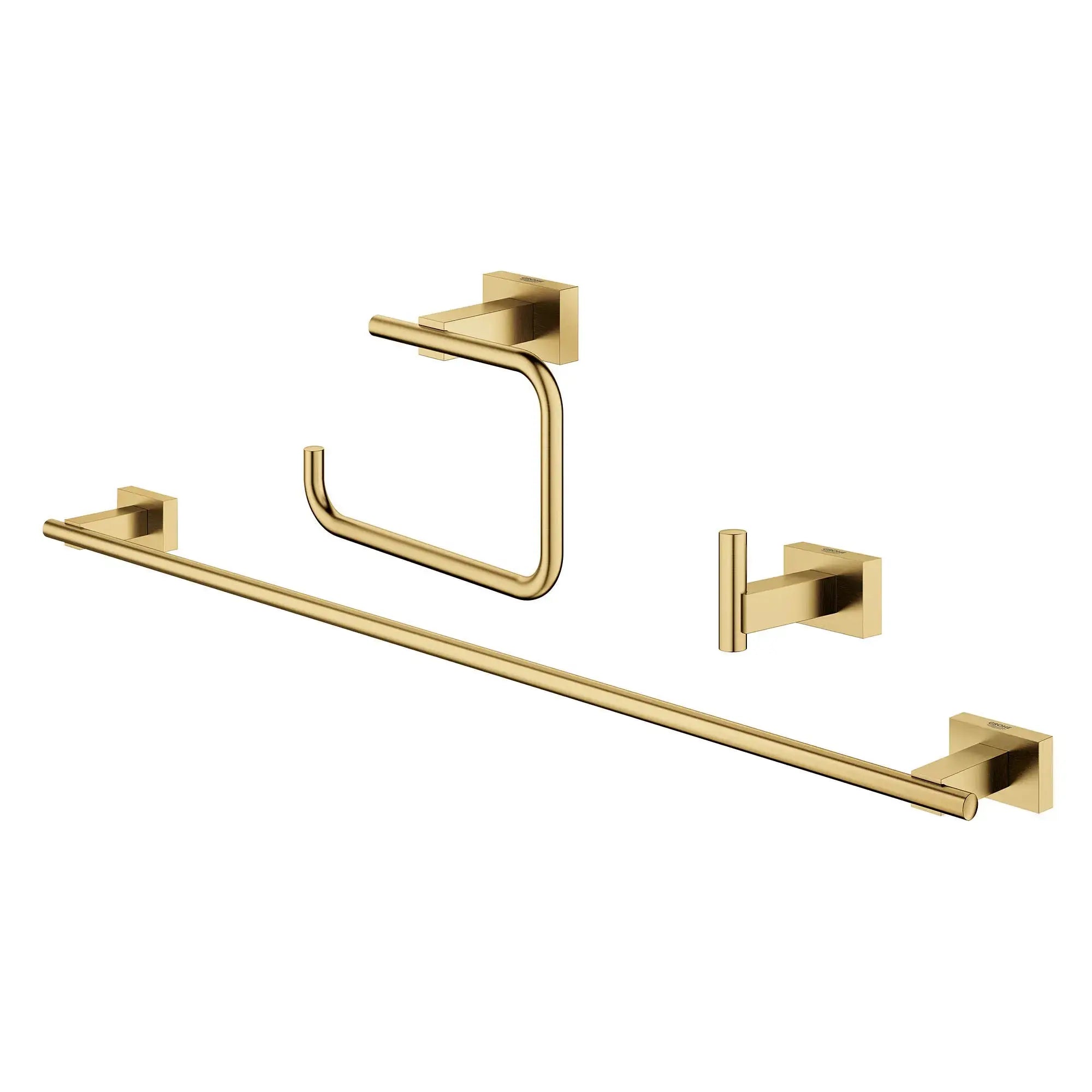Grohe ESSENTIALS CUBE ACC. SET  Brushed Cool Sunrise 40777GN1 - Plumbing Market
