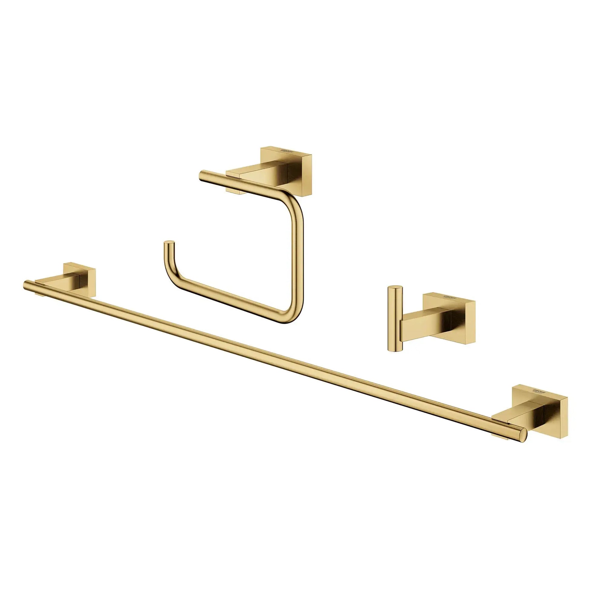 Grohe ESSENTIALS CUBE ACC. SET  Brushed Cool Sunrise 40777GN1 - Plumbing Market